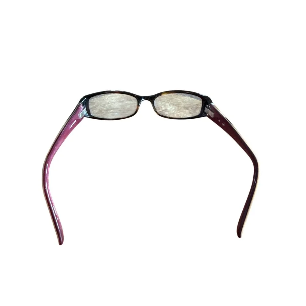 Vtg Candies Billie Eyeglasses Tortoiseshell Pink Rectangle Full Rim FRAMES‎ ONLY
